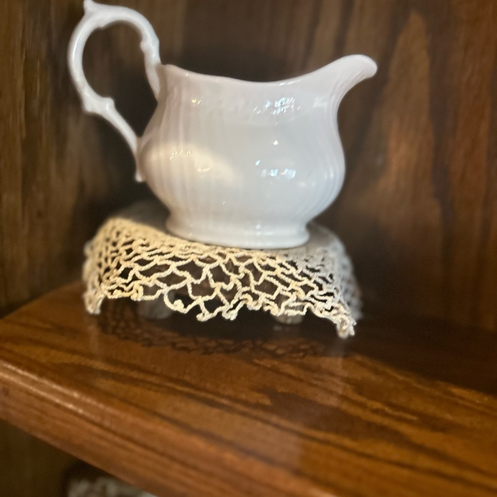 Lenox White Porcelain Pitcher